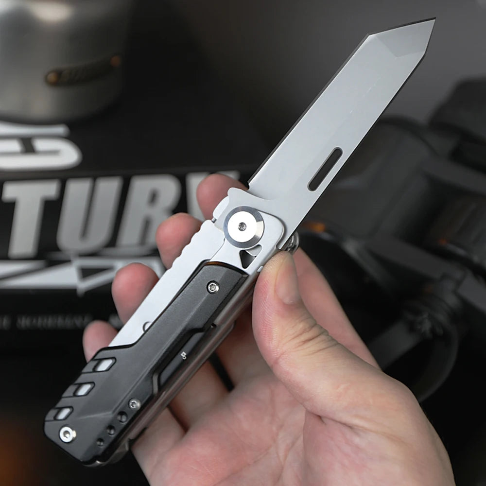 6-in-1 Stainless Steel Pocket Multitool with Screwdriver Bits