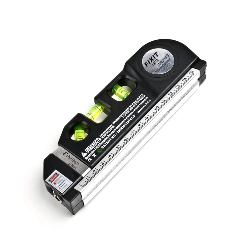 Multipurpose Laser Level with Measuring Tape & Rulers