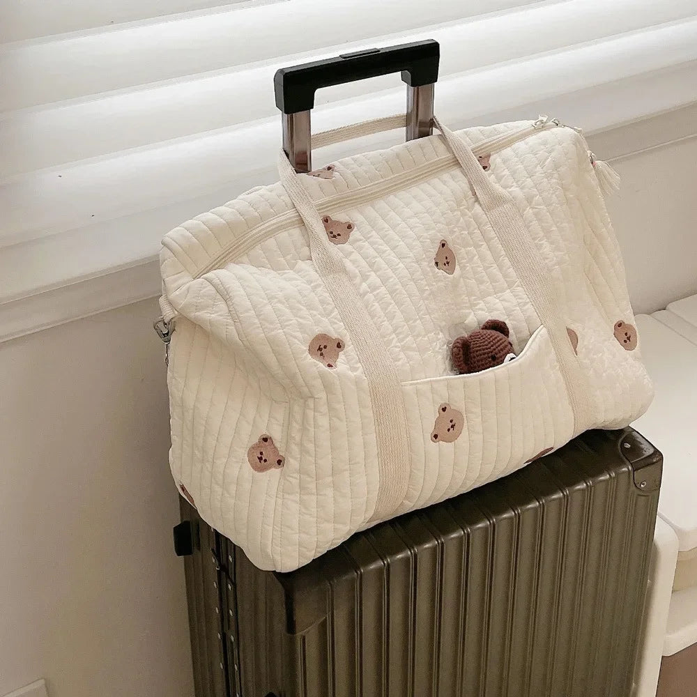 Large Capacity Diaper Bag with Adjustable Strap