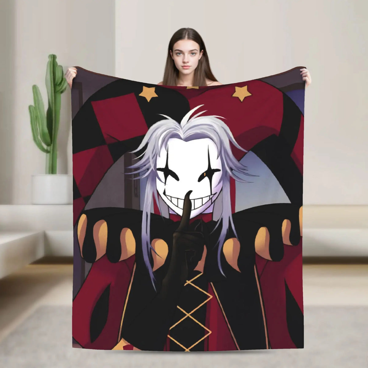 Cozy Circus Throw Blanket – Soft Fleece Plush for Year-Round Comfort