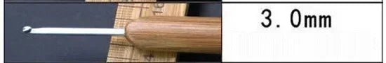 Bamboo Handle Crochet Hooks Set (0.5mm–6.0mm)