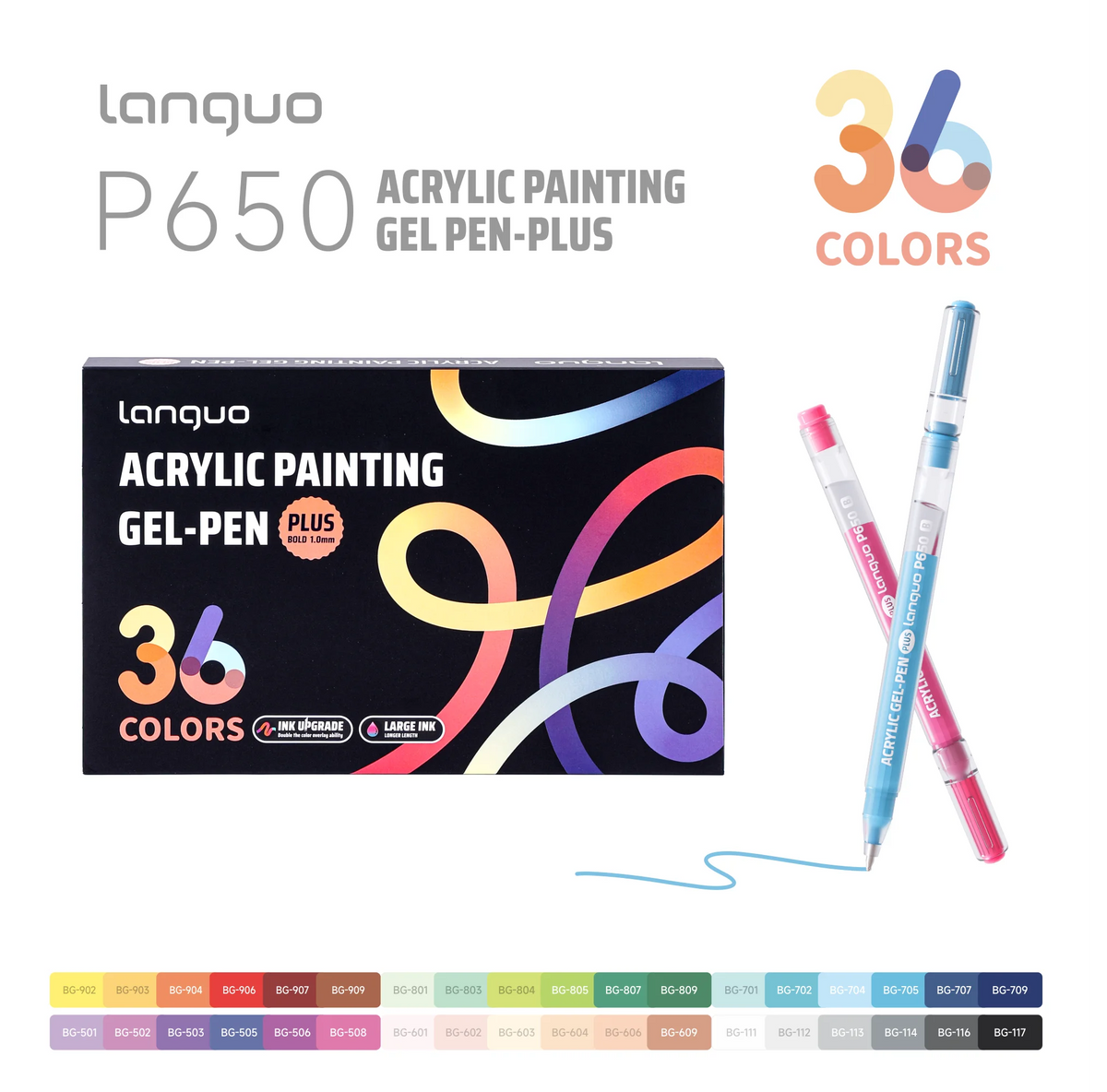 Vibrant Gel Pen Set – Smooth Writing for Art, Notes & Journaling