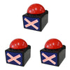Roter Quiz-Show-Buzzer mit Ton und Licht