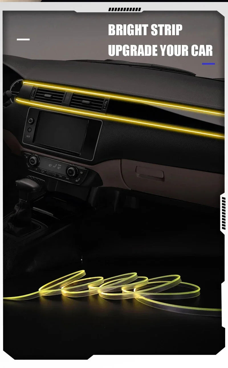RGB Car Interior Ambient LED Strip Light with APP Control