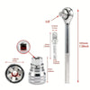 Adjustable Universal Socket Wrench (10–19mm)