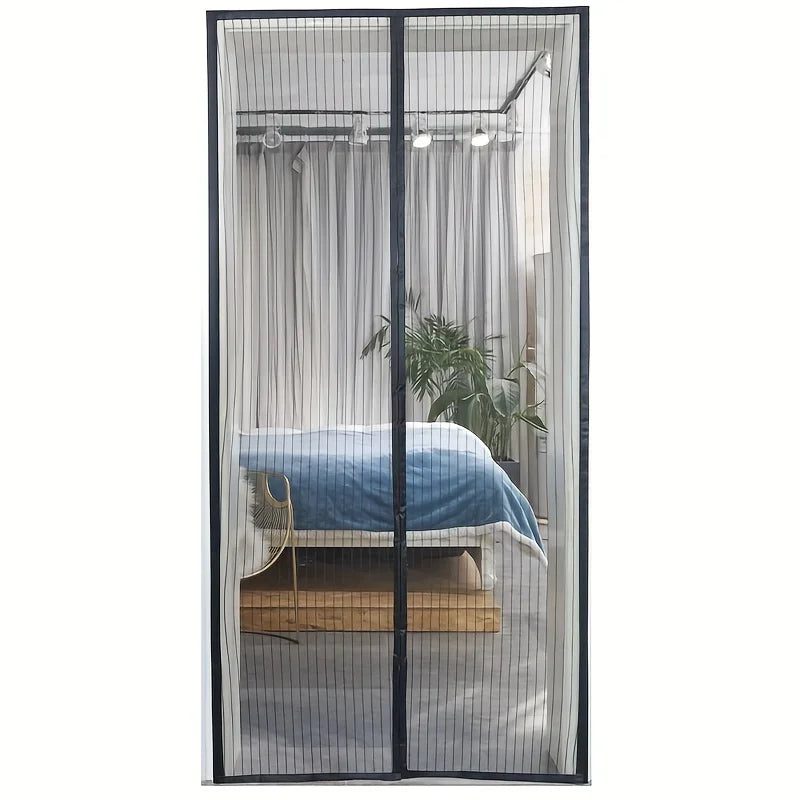 Self-Sealing Magnetic Screen Door