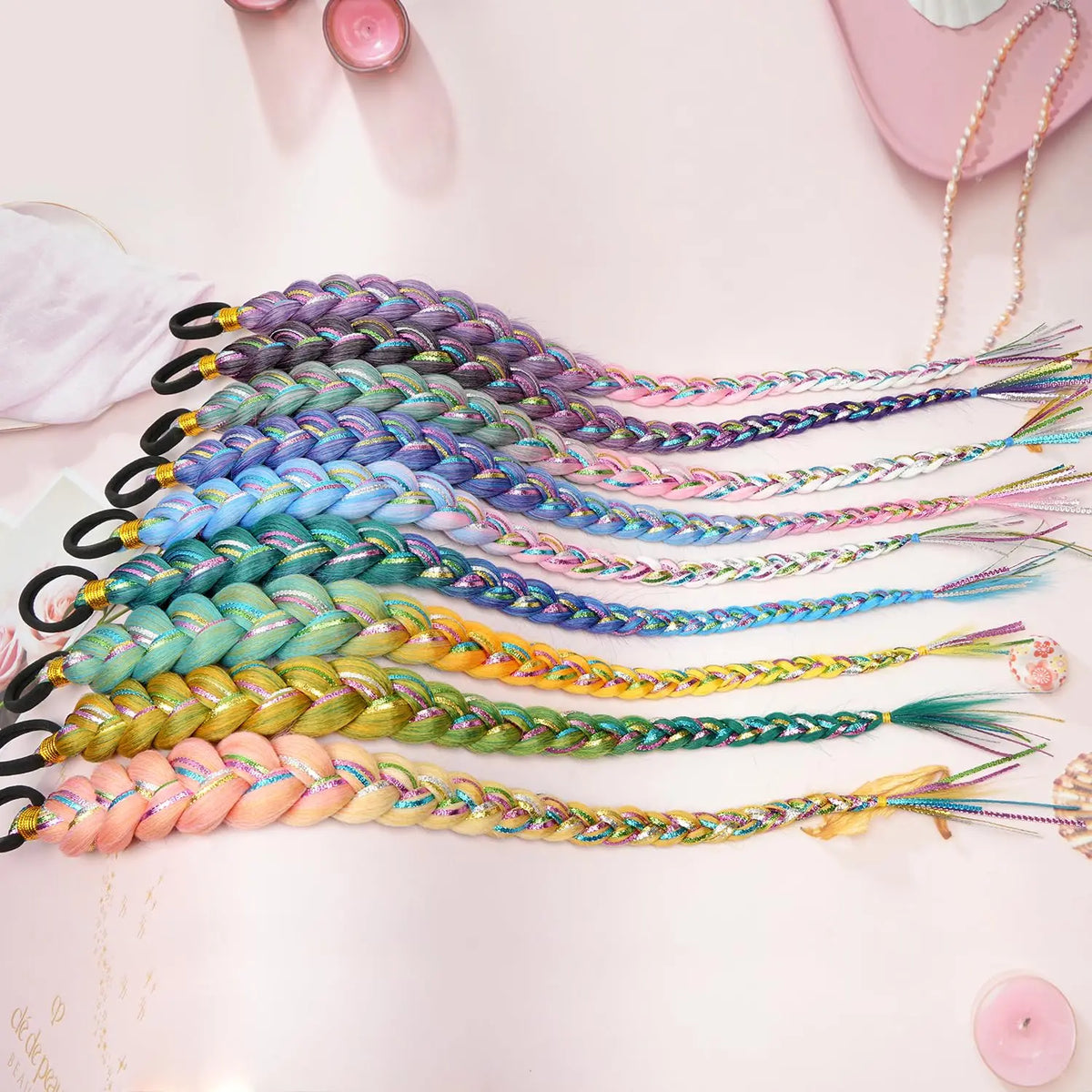 Long Straight Ombre Ponytail Extension