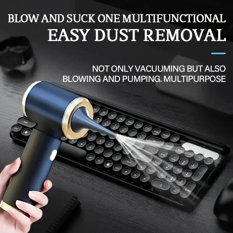 Portable Rechargeable Car and Home Vacuum with Blower Function