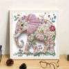 Enchanting Elephant and Flower Diamond Painting Kit