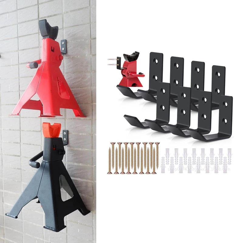 Heavy-Duty Jack Stand Wall Mount Organizer