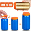 Six-Pack Silicone Can Lids - Leak-Proof Seal for Soda &amp; Beer Cans
