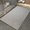 Ultra-Absorbent Diatomite Bath Mat with Non-Slip Rubber Base