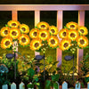 Solar Sonnenblumen Gartenlichter