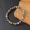 Natural Pyrite & Chalcopyrite Stone Bracelet