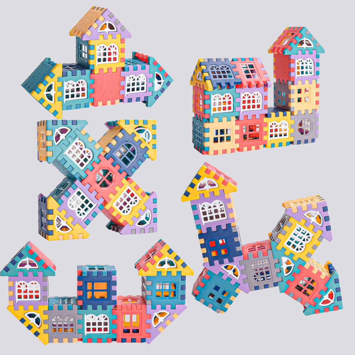 Creative House Building Blocks Set for Kids