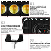 Three lamp bead design, aviation aluminum shell, and external installation of LED lights.