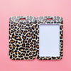 Leopard Print ID Card Holder with Detachable Lanyard