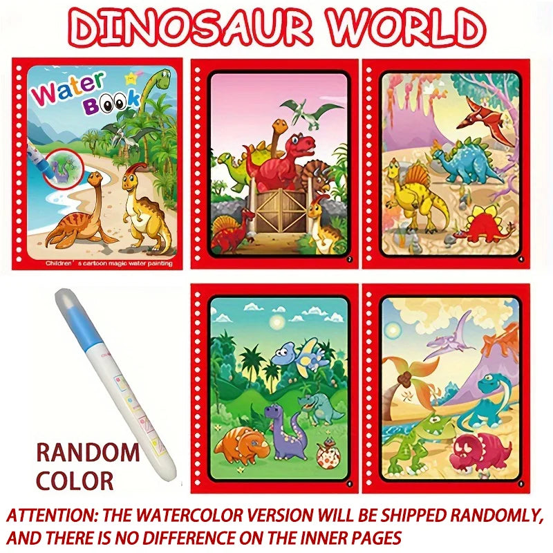 Reusable Magic Water Drawing Book for Kids