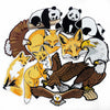 Embroidered Animal Iron-On Patches for DIY Crafting & Clothing Repair