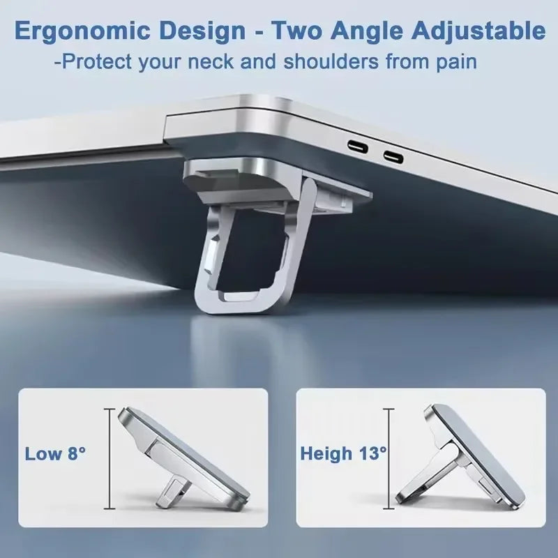 Mini Foldable Laptop Stand Set with Adjustable Angles