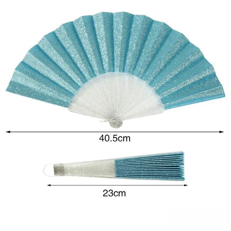 Sequin Folding Fan for Parties and Events