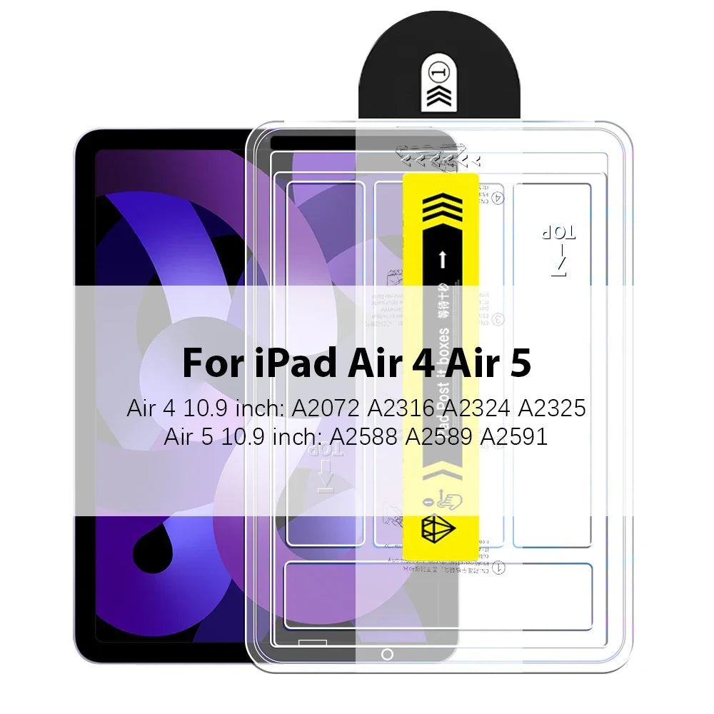 Premium Tempered Glass Screen Protector for iPad (Multiple Models)