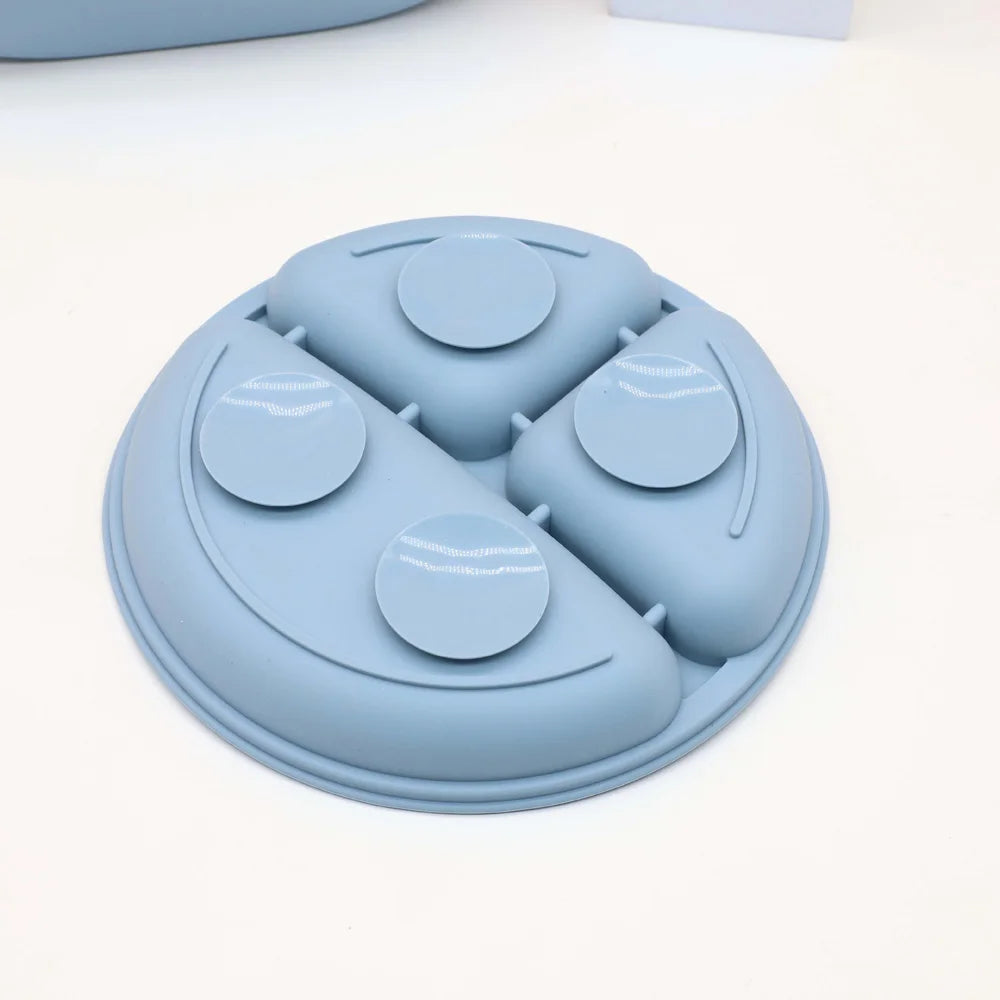 Complete Silicone Baby Tableware Set with Suction Plate and Utensils
