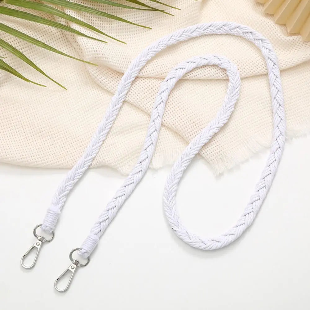 Handwoven Braided Bag Strap – Detachable Crossbody Belt