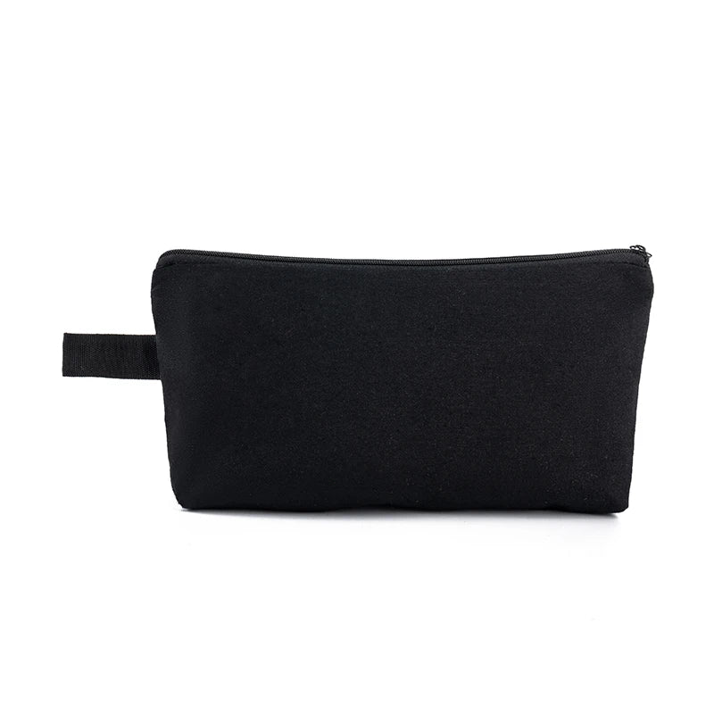 Colorful Canvas Zipper Pouch for Cosmetics, Stationery, and Travel