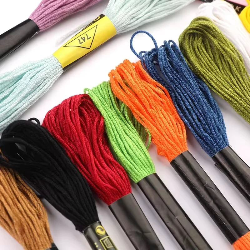 Cotton Embroidery Floss Assortment with 36 Skeins