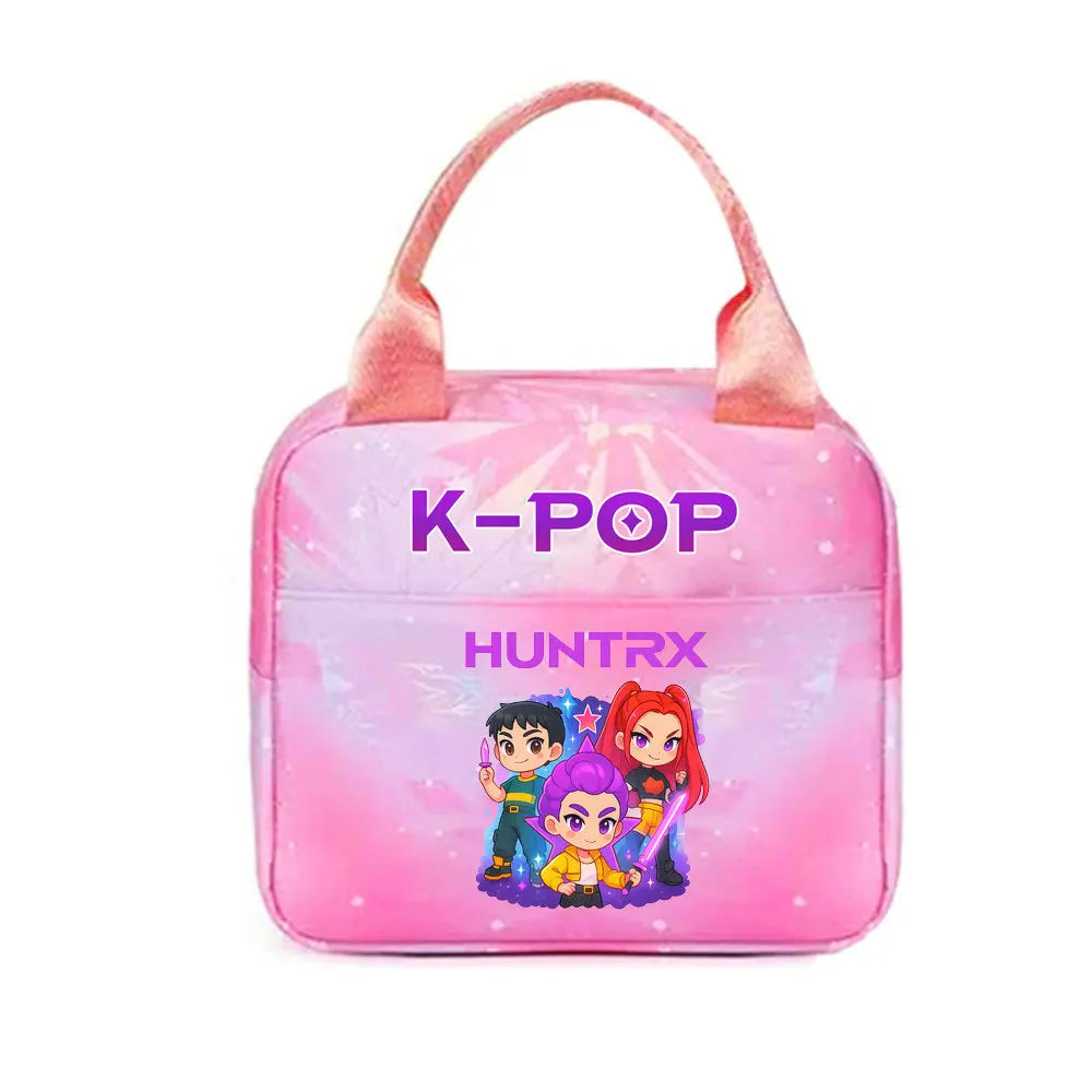 KPop Demon Hunters Insulated Lunch Bag with Shoulder Strap