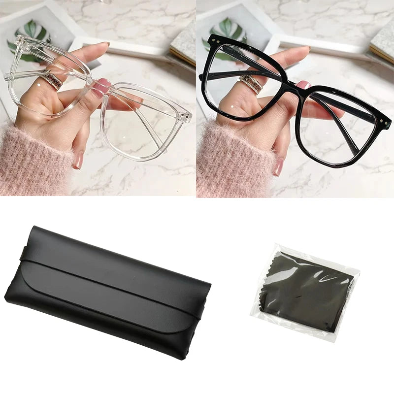 Retro Oval Anti-Blue Light Glasses