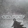 GUTS Text Vinyl Decal – Waterproof Car & Laptop Sticker