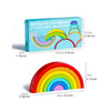 Rainbow Arch Bridge Wooden Building Blocks for Kids