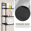 3-Tier Over-the-Toilet Storage Rack with Hooks