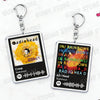 Radiohead Music Keychain Set with Song-Inspired Designs