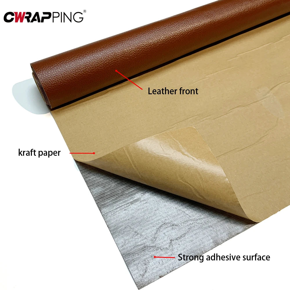 Self-Adhesive PU Leather Repair Patch for Sofas, Car Seats & More