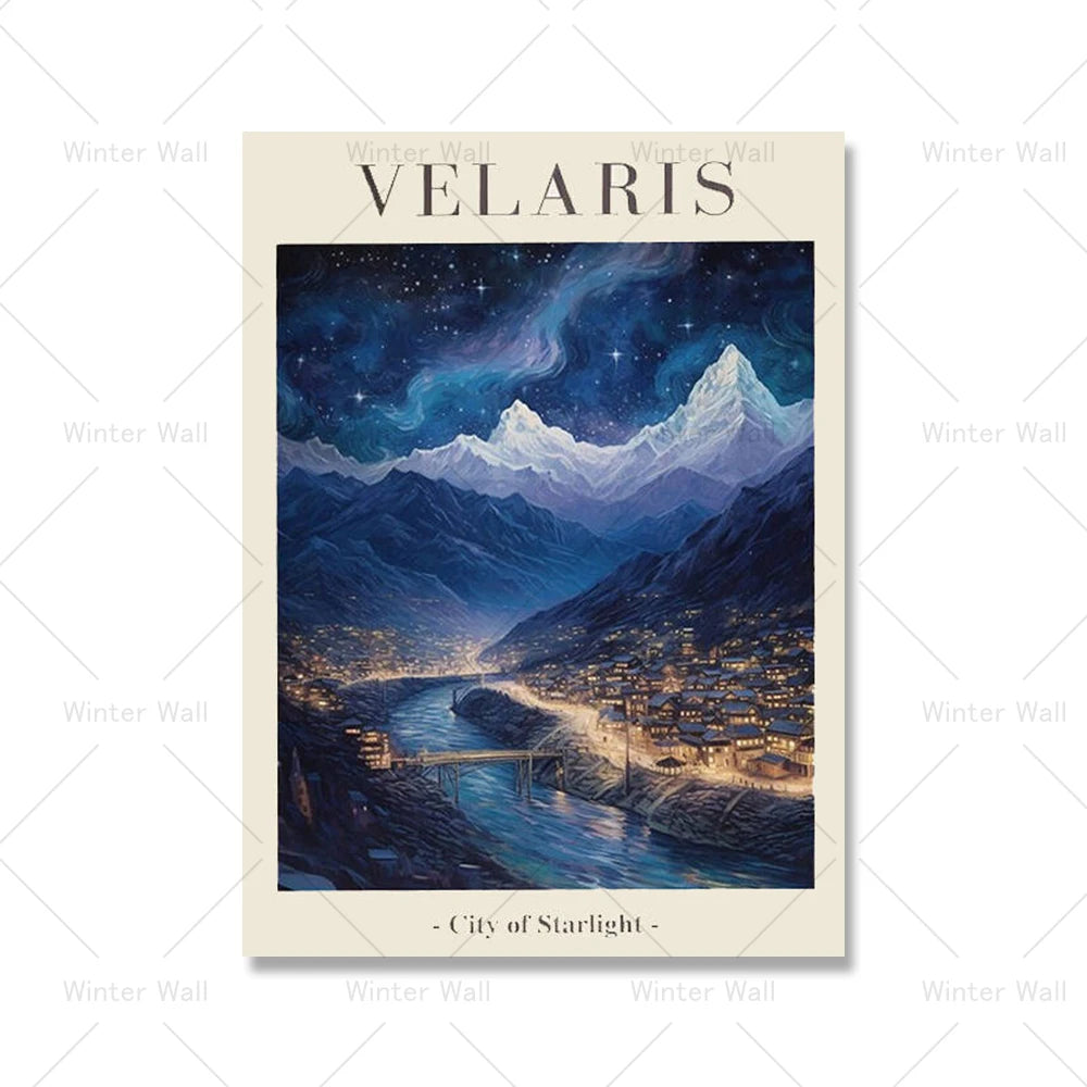 Sarah J. Maas Fantasy Landscape Canvas Wall Art