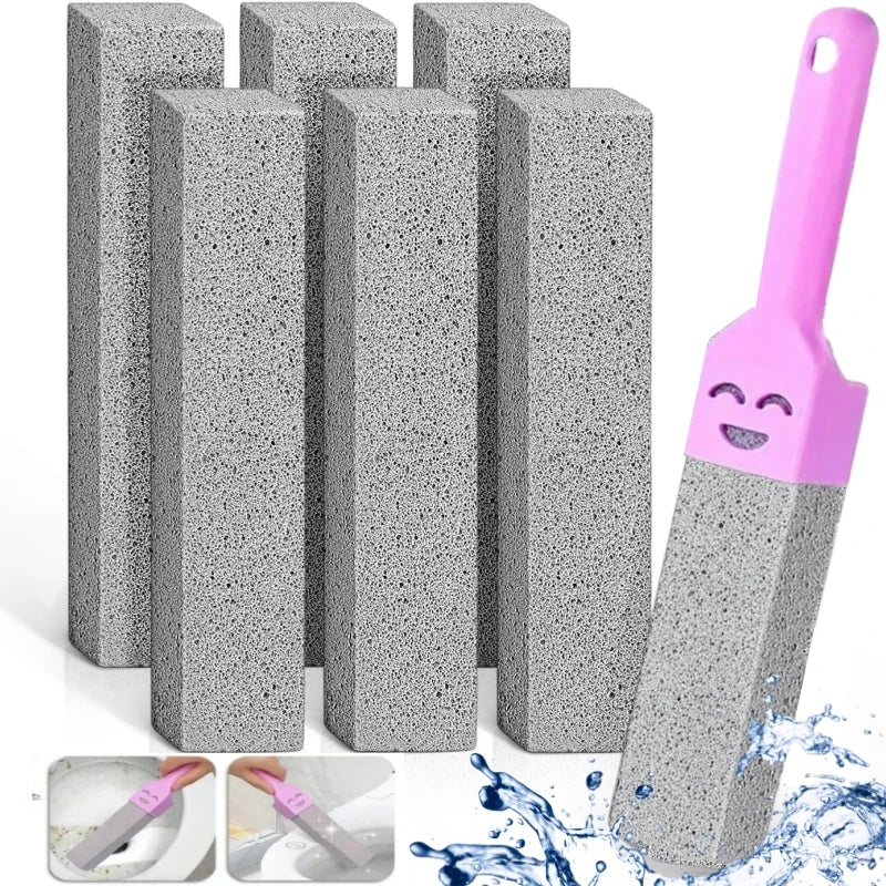 Pumice Stone Cleaning Stick Set for Toilet, Tile, and Sink Stain Removal