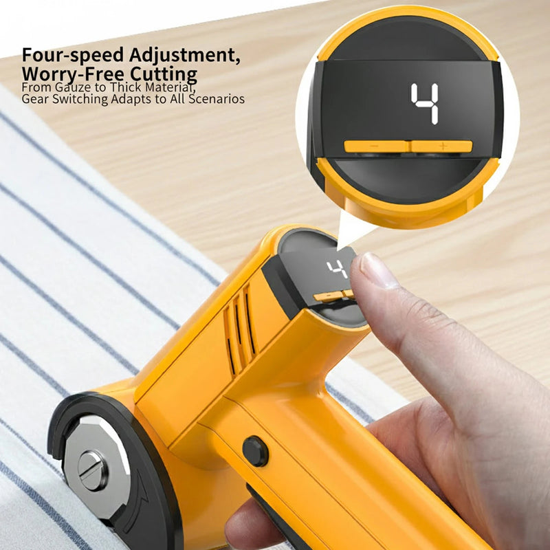Cordless Electric Cutting Scissors with LED Light
