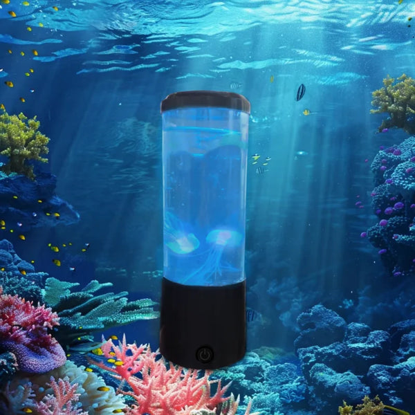Jellyfish Lava Lamp with Color-Changing LED Lights