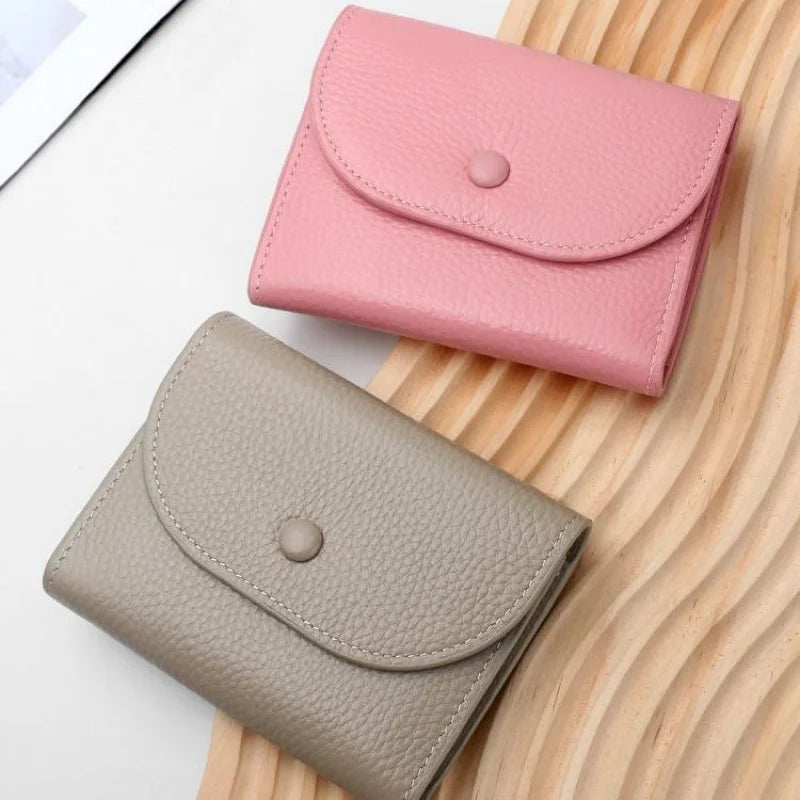 Slim Faux Leather Wallet