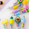 Kawaii 4-Color Retractable Ballpoint Pens (Set of 10/15/20)