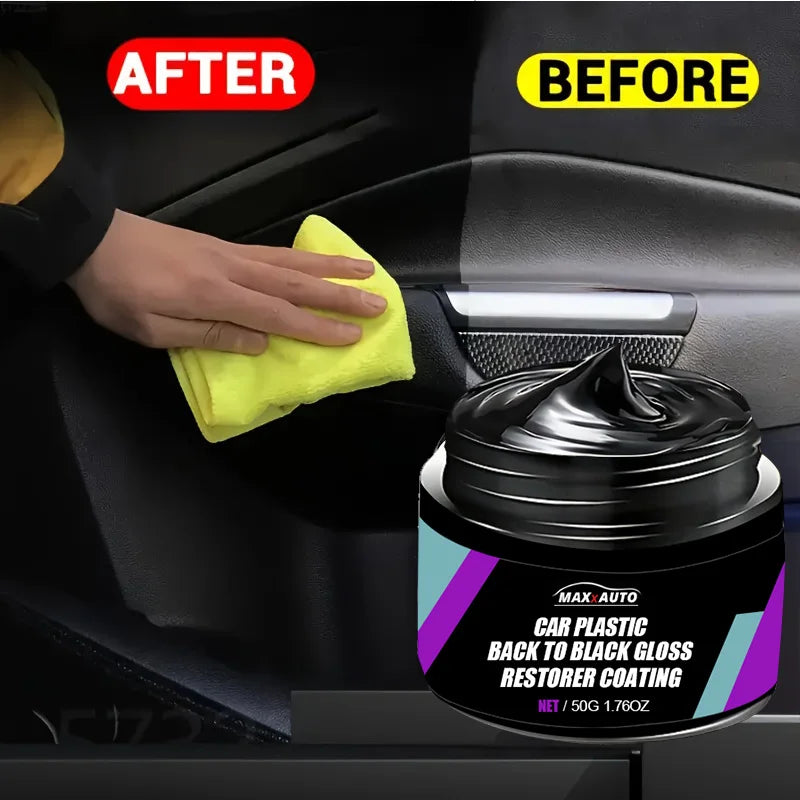 Car Plastic & Leather Restorer - Gloss Finish