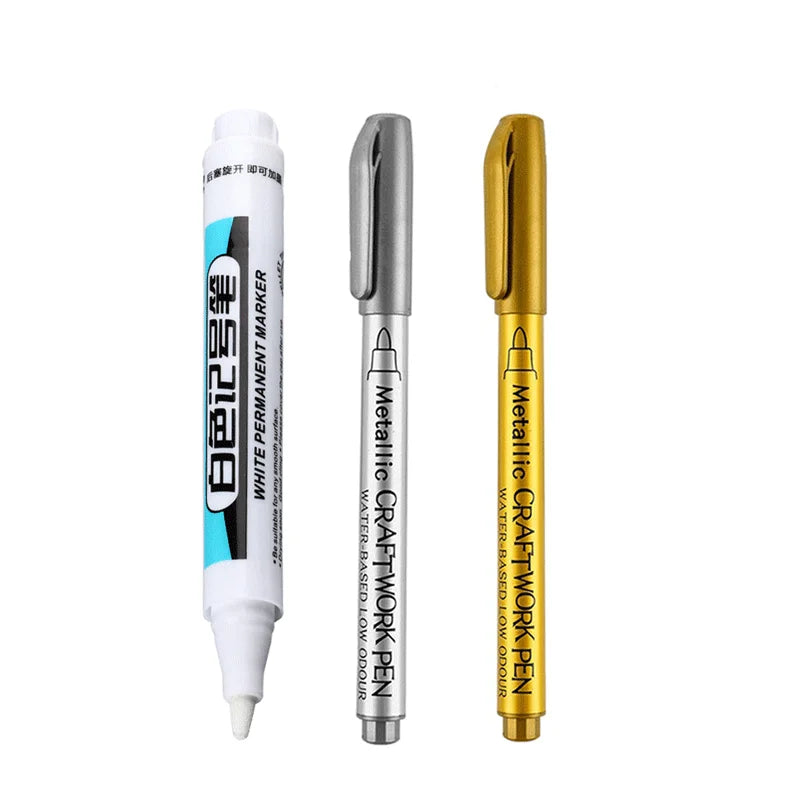 Permanent Paint Pen Set for Multiple Surfaces