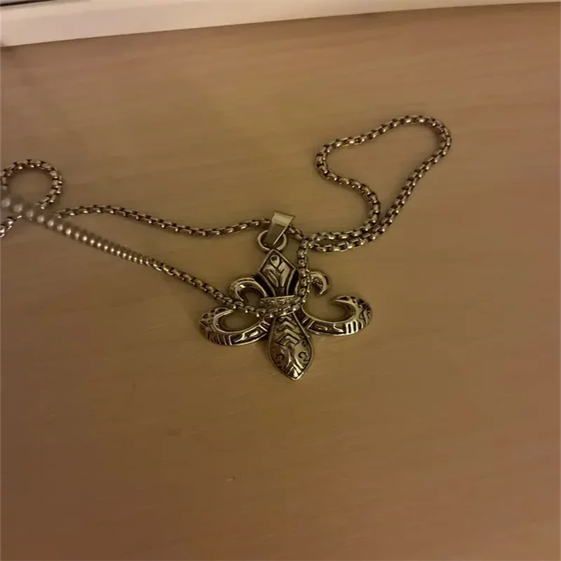 Vintage Cross Pendant Necklace