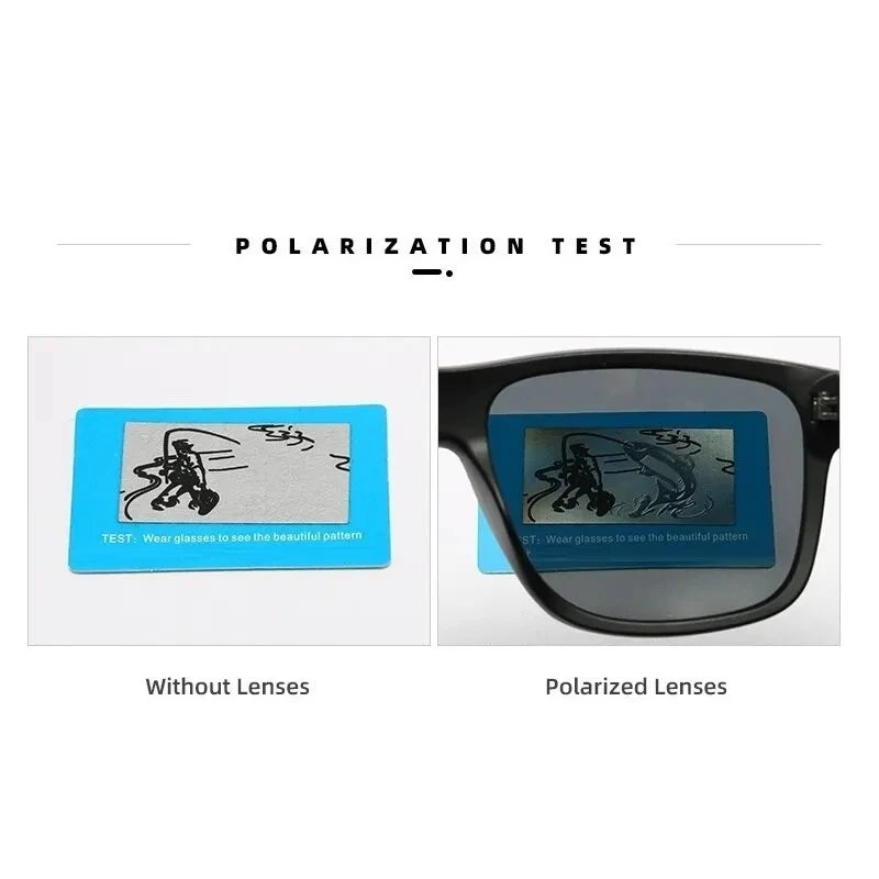 Oversized Square Polarized Sunglasses