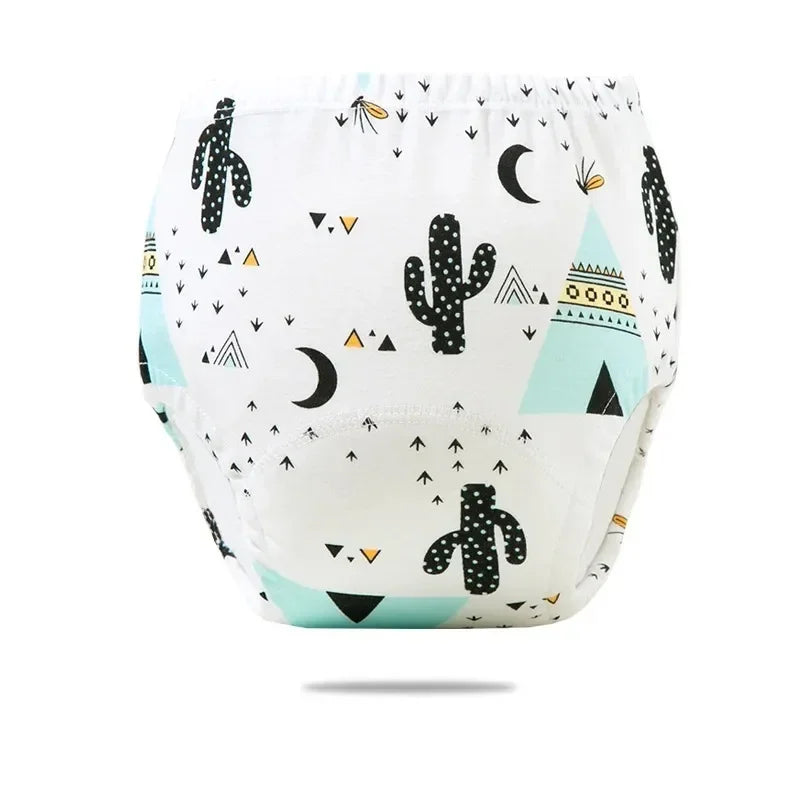 Reusable Cotton Potty Training Pants for Toddlers, Breathable & Waterproof