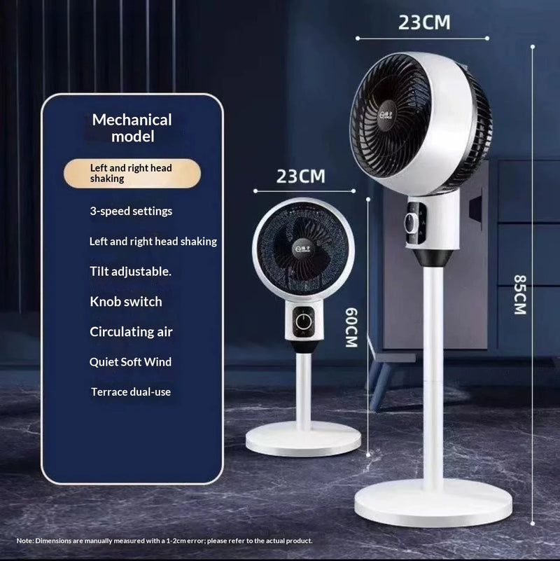 Oscillating Air Circulator Fan with Remote Control