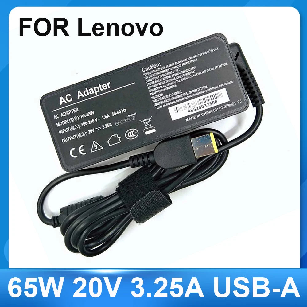 65W USB-C Laptop Charger for Lenovo ThinkPad